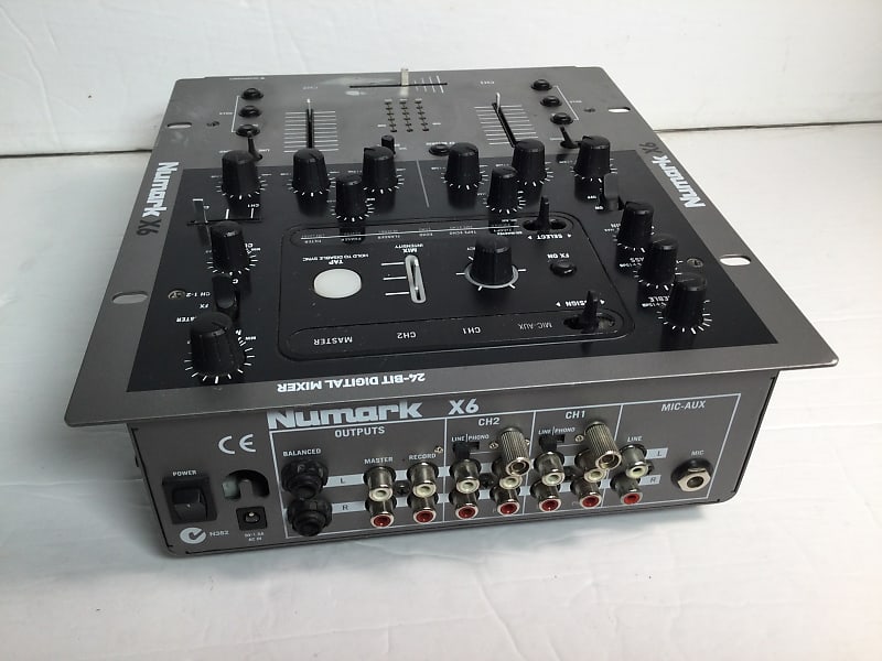 Numark X6 24-BIT DIGITAL MIXER デジタルミキサー Numark X6 Tabletop DJ Mixer with FX | zZounds