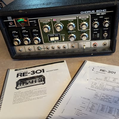 Roland RE-301 Chorus Echo 1970s - Black Freshly Serviced