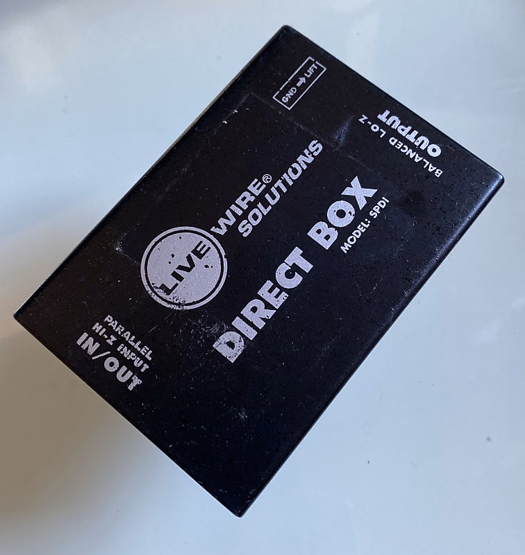 Livewire SPDI Passive Direct Box with Attenuation Pad Reverb