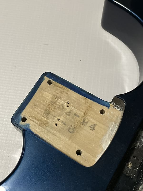 1990's Japan Jackson Concept JSX-94 Blue Guitar Body Floyd 1990's Japan Jackson Concept JSX-94 Blue Guitar Body Floyd
