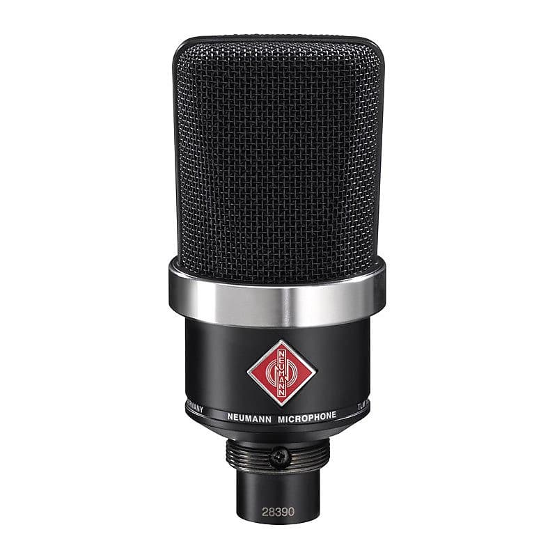 Neumann TLM102-NMN Compact Large Diaphragm Cardioid Condenser Studio Microphone - Matte Black image 1