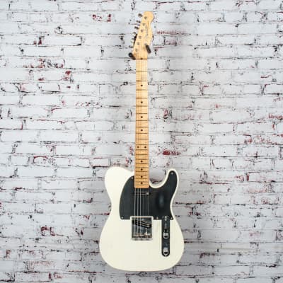 Fender 2017 Custom Shop Black Anodized Journeyman Relic Telecaster Electric Guitar, Aged Opaque White Blonde w/ Glaser B-Bender & Original Case x7975 (USED) image 2