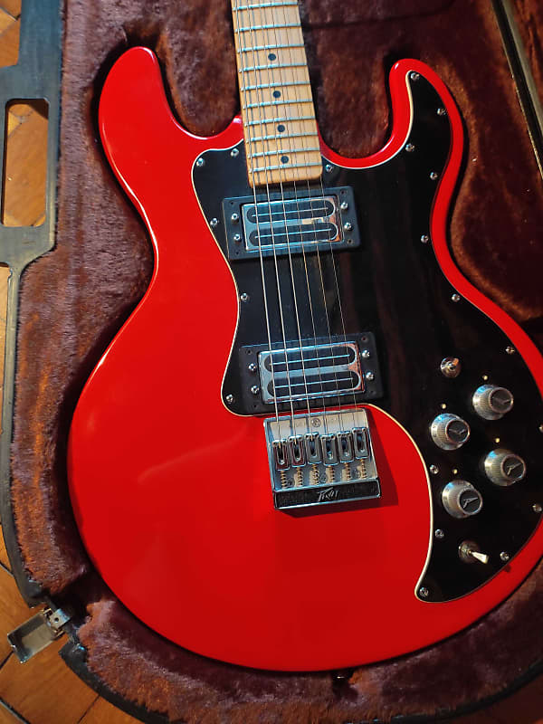 Peavey T60 with Maple Fretboard 1982 Red Reverb