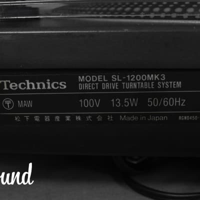 Technics SL-1200MK3 Black Pair Direct Drive DJ Turntables in Good condition image 25