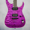 LTD MH-1000NT Quilted Maple Top, See-Thru Purple