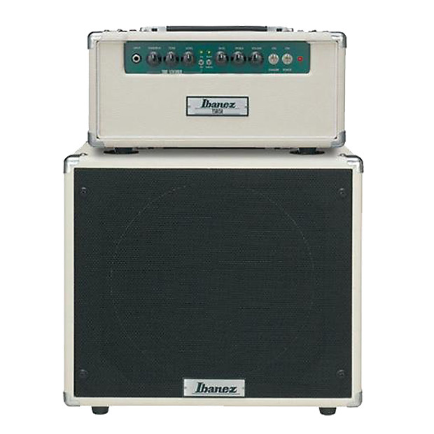 Ibanez TSA112C Tube Screamer 80W 1x12 Guitar Amp Cabinet With Ibanez TSA15H 15 Watt Tube Head Reverb