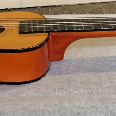 WOODSTOCK Music Collection Vintage Acoustic Travel/Mini/Kid/Half Guitar Fair Condition image 3
