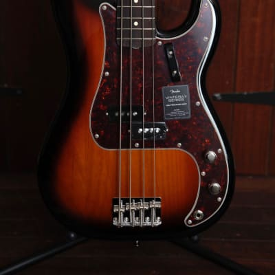 Fender Vintera II '60s Precision Bass 3-Tone Sunburst Bass Guitar for sale