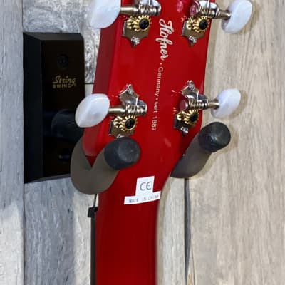 New Hofner Club Bass Ignition Pro Series Metallic Red , Such a Cool Bass, Support Indie Music Shops image 13