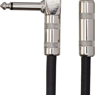Hosa - GTR-518R - Tweed Mono 1/4" Male to 1/4" Angled Male Guitar Cable - 18 ft. image 2