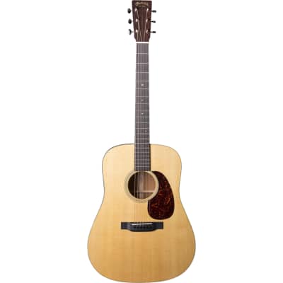 Martin D-18 Standard Series Dreadnought Acoustic Guitar, Natural with Case image 2