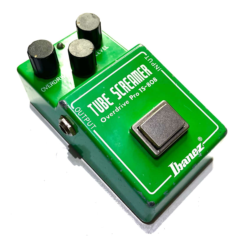 *ERIC JOHNSON OWNED* Vintage Ibanez TS808 'R Logo' RC4558P Guitar Effects  Pedal