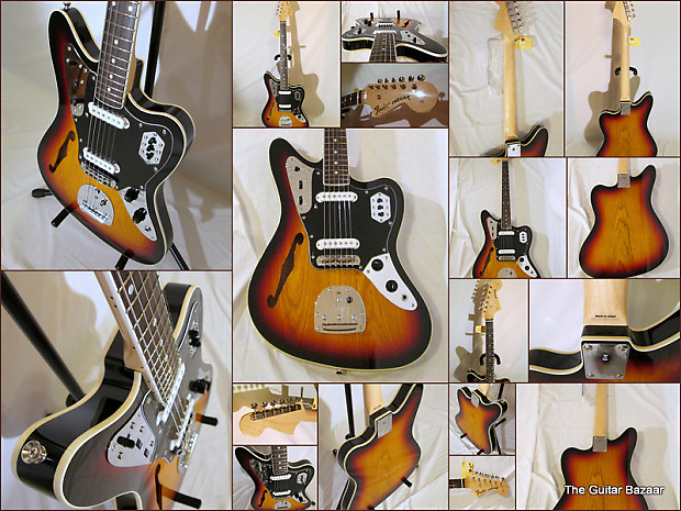 Fender FSR Special Edition Jaguar Thinline 3 color Sunburst Unplayed image 1