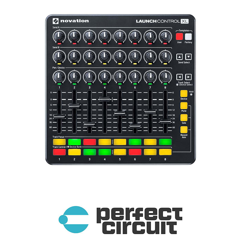 Novation Launch Control XL Controller for Ableton - Black