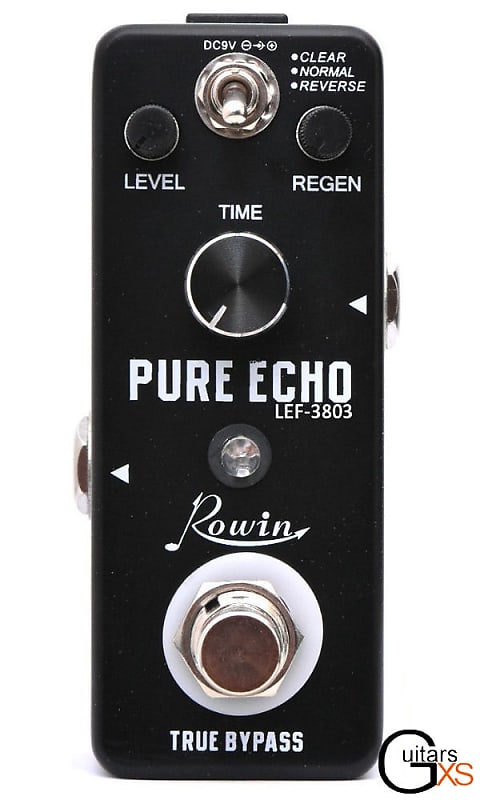 Rowin LEF-3803 Pure Echo Delay Guitar Effect Micro Pedal Free Shipping image 1
