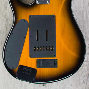 Ernie Ball Music Man JP7 John Petrucci 7-String Piezo Vintage Tobacco Burst Electric Guitar w/ Case image 5