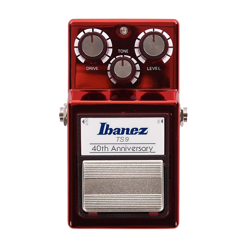 Ibanez 40th Anniversary TS9 Tube Screamer Effects Pedal Reverb