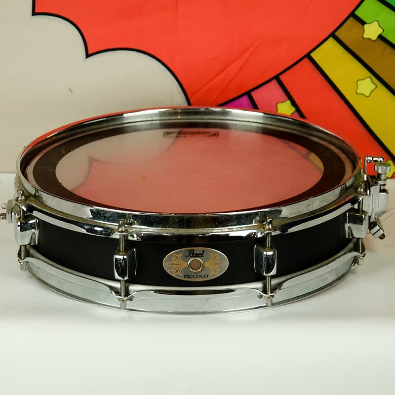 Pearl piccolo black steel 13”x3” snare drum, Hobbies & Toys, Music & Media,  Musical Instruments on Carousell
