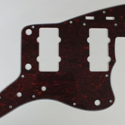 Jazzmaster Scratch Plate Red/Black Tortoiseshell 4 ply Pickguard to fit modern USA Fender guitars