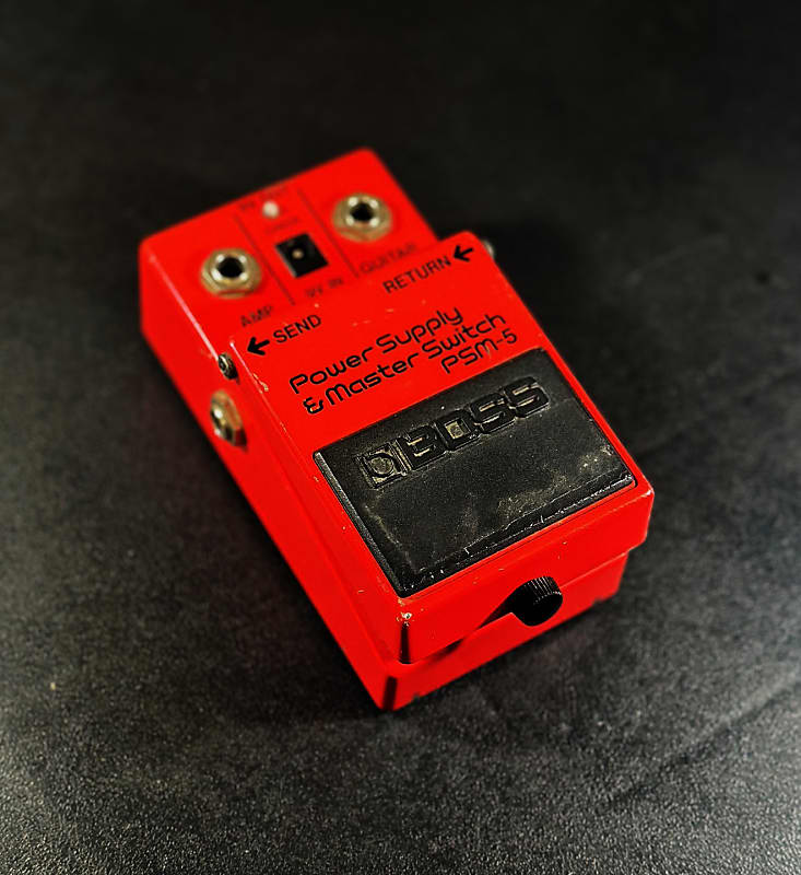 Boss PSM-5 Power Supply & Master Switch (Red Label) 1984 - 1990 - Red image 1