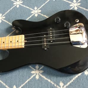 Hondo II Bass circa 1980's Black image 4
