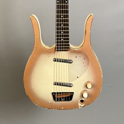 Danelectro Model 4623 Longhorn 6-String Bass Baritone Guitar 1959 Copper Burst image 2