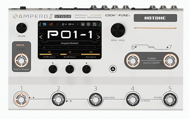 HOTONE AMPERO II STAGE 中古 Hotone Ampero II Stage Guitar Bass Amp Modeling IR Cabinets