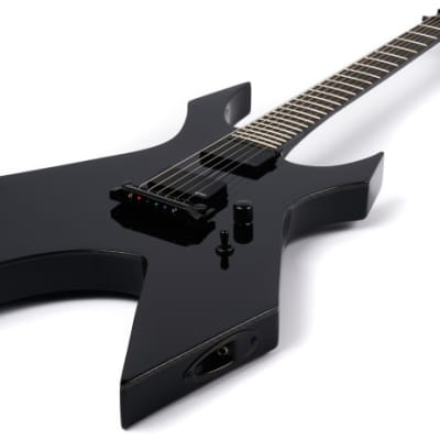 B.C. Rich Warlock Prophecy with Quad Bridge - Gloss Black | Reverb