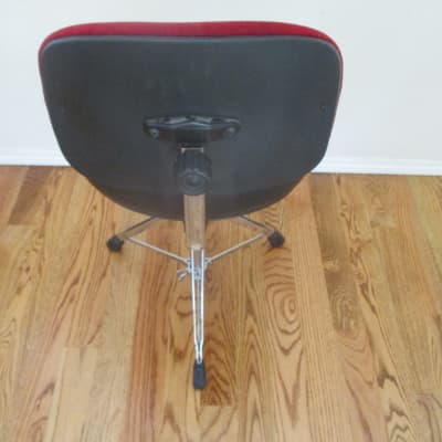 Roc N Soc Pro Series Hydraulic Lift Drum Throne, Bicycle Saddle, Backrest - Excellent Condition image 5