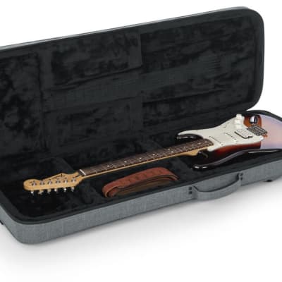 Gator Cases Grey Transit Lightweight Electric Guitar Case image 5