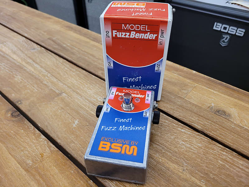 BSM FuzzBender Fuzz Machine Blue | Reverb BSM FuzzBender Fuzz Machine Blue | Reverb