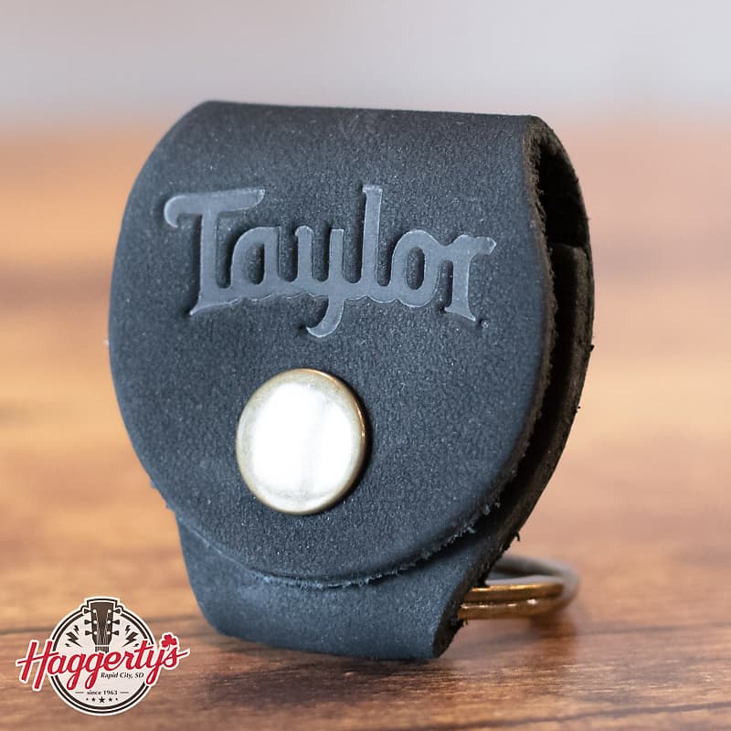 Taylor Key Ring w/Pick Holder - Black