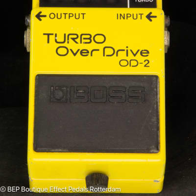 Boss OD-2 Turbo Overdrive 1989 s/n BA63348 as used by The Edge of