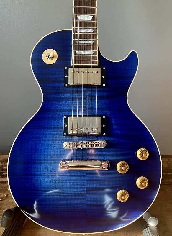 Gibson Les Paul Standard - 2004 - Blue Flame | Reverb