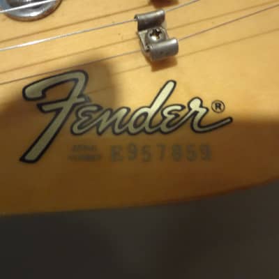 FENDER Stratocaster Left Handed Made In Japan 1984 - 1987 Black image 13