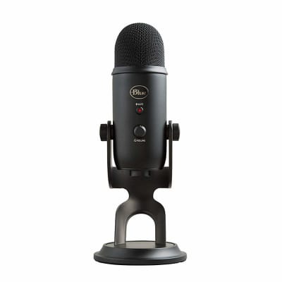 Blue Mic Yeti USB Blackout - Plug and Play Pro Microphone for Recording & Streaming on PC and Mac image 1