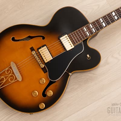 1994 Gibson ES-350T Hollowbody Guitar Sunburst, 57 Classic PAFs, Long Scale & 1 11/16