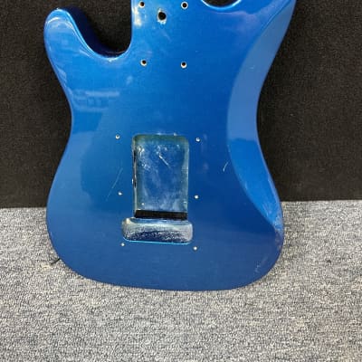 Unbranded  Mini Stratocaster Strat body  - Blue - Project parts image 4