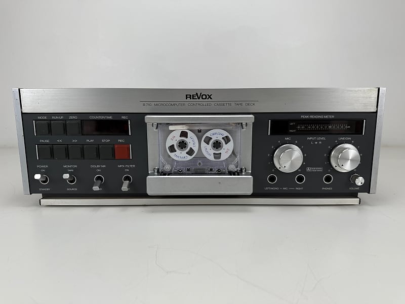 Studer Revox B710 Microcomputer Controlled Cassette Tape Deck - Serviced  			