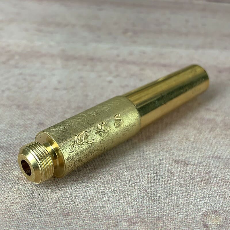 AR Resonance Gold Plated Trumpet Mouthpiece Shank AR40S, Gold Reverb