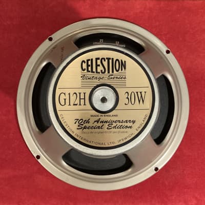 UK MADE Celestion G12H 30W 16 ohm 70th Anniversary 12' | Reverb