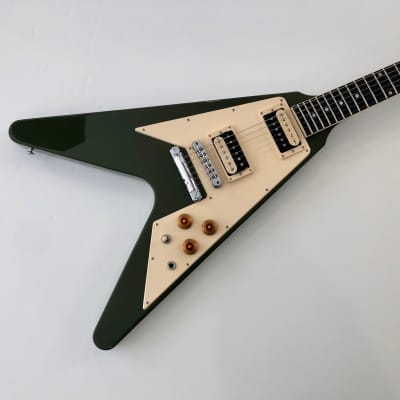 Gibson Flying V 70's Exclusive 2020 Olive Drab image 2
