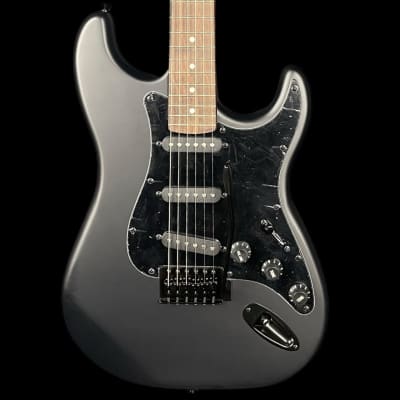 Chord CAL63X Electric Guitar in All Matte Black Finish for sale
