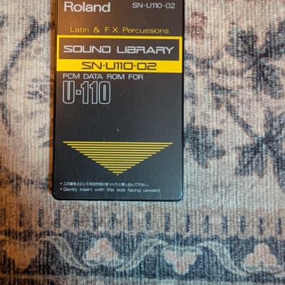 Roland Roland SN-U110-02 Latin & F.X Percussions  Sound Library