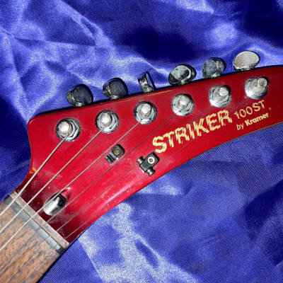 *ULTIMATE FAIL* 🤘🏼METALICA 🤘🏼Kramer Striker 100ST - 1984-1987 - Candy Apple Red Electric Guitar image 10