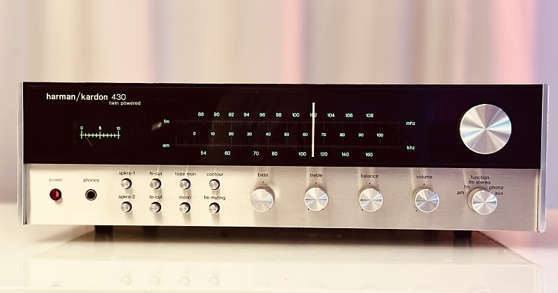 🔥🔥🔥 Vintage Harman Kardon 430 Twin Powered Receiver
