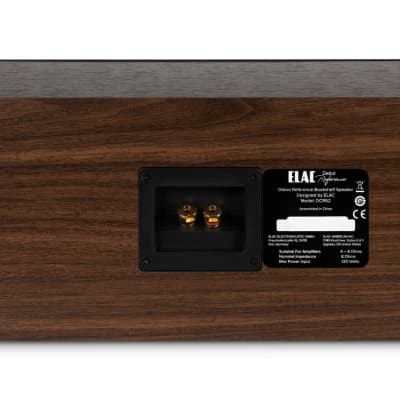 Elac Debut Reference DCR52 Center Channel Speaker (Black/Walnut) **OPEN BOX** image 4