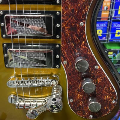 Italia Europa electric guitar in Goldburst - Made in Korea image 19