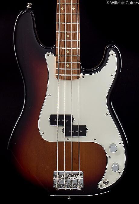 Fender Player Precision Bass 3-Color Sunburst Pau Ferro Bass Guitar - MX22063795-8.98 lbs image 1