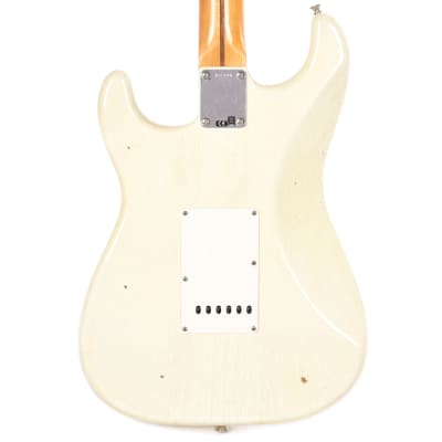 Fender Custom Shop 1955 Stratocaster "Chicago Special" Journeyman Relic Aged Olympic White (Serial #R95810) image 3